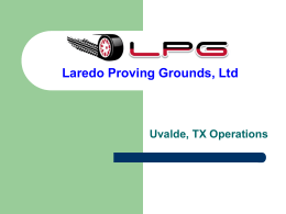 Laredo Proving Grounds, Ltd