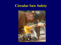 Circular Saw Safety - School District of Rhinelander