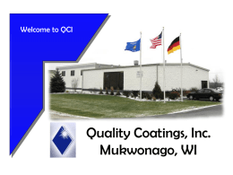 Quality Coatings, Inc. Mukwonago, WI