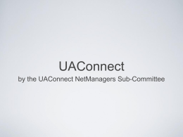 UAConnect - University of Arizona