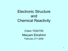 Reactivity Properties