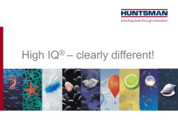 High IQ - Huntsman Corporation
