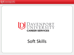 Soft Skills - Davenport University