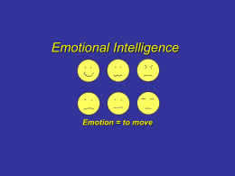 Emotional intelligence (Coaching for Change)