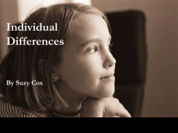 Individual and Group Differences