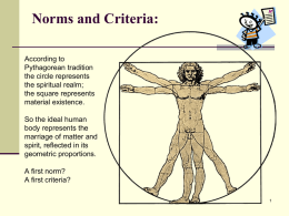 Ch 5 Norms and Criteria: Interpreting Student Performance