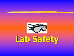 Lab Safety Rules - Pa016.k12.sd.us