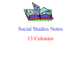 Social Studies Notes