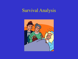 Survival Analysis - University of Manchester