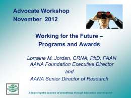 Working for the Future