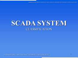 SCADA SYSTEM CLASSIFICATION - Petra Christian University