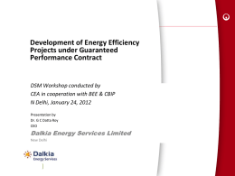 Diapositive 1 - Bureau of Energy Efficiency