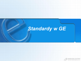 Standardy GE