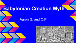Babylonian Creation Myth
