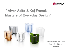 Iittala Brand Guide. Join the movement.