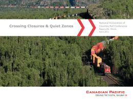 Crossing Closures & Quiet Zones, Canadian Pacific