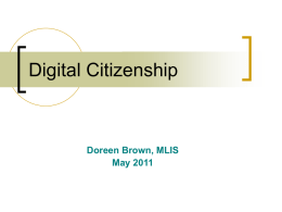 Digital Citizenship - Sumner County Schools