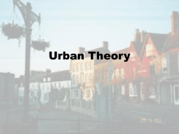 Urban Theory - Abingdon School Study Site