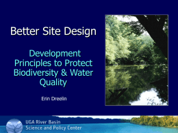 Better Site Design: Model Development Principles to