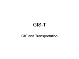 GIS-T - UBC Department of Geography