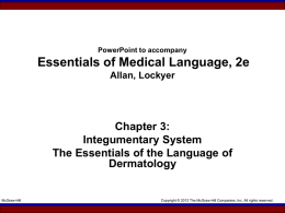 PowerPoint to accompany Medical Language for Modern