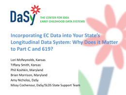 Incorporating EC Data into Your State’s Longitudinal Data