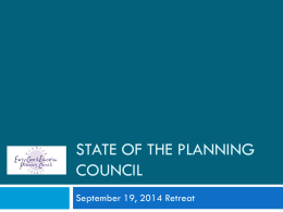 State of the Planning Council - ACGOV.org