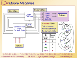 Moore Machines - Seattle Pacific University