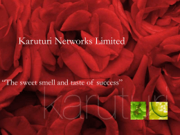 Karuturi Networks Limited