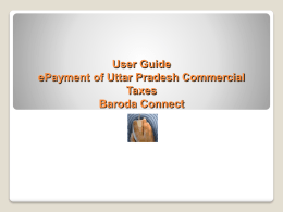User Guide - Bank of Baroda