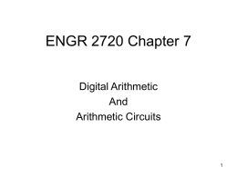 ENGR 2720 Chapter 7 - UNT College of Engineering