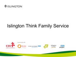 1. Delivering the Think Family Approach