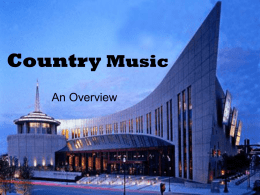 Country Music - Harlan Independent Schools