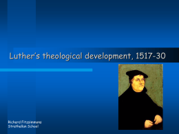 Martin Luther: early career to 1517