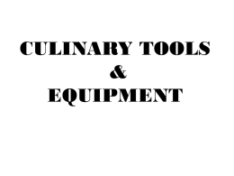 KITCHEN TOOLS & EQUIPMENT