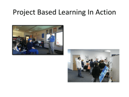 Project Based Learning at Crossroads
