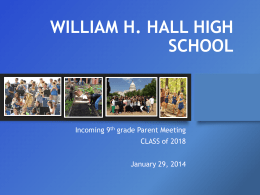 William H. Hall High School