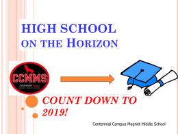 HIGH SCHOOL REGISTRATION - Wake County Public School System