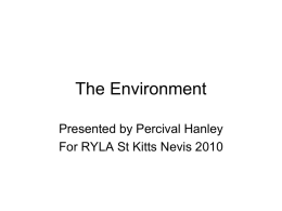 The Environment - Rotary Liamuiga