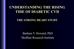 Diabetes is an important risk factor for cardiovascular