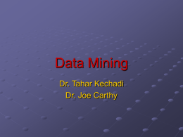 Data Mining - University College Dublin