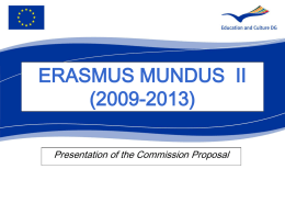 Erasmus Mundus II