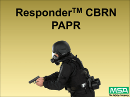 C420 CBRN PAPR Update - Mine Safety Appliances