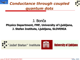 Conductance through coupled quantum dots