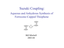 Ferrocene-capped Thiophene