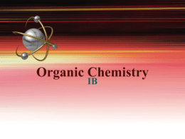 Organic Chemistry - Chemactive Online Help