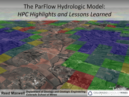The ParFlow Hydrologic Model: HPC Highlights and Lessons