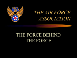 THE AIR FORCE ASSOCIATION