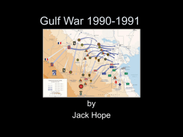 Gulf War 1990-1991 - History of American Journalism