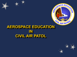 AEROSPACE EDUCATION IN THE CLASSROOM